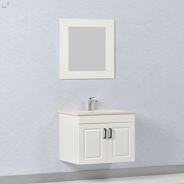 Kalay Elin Banyo Dolabı Takımı 65cm Beyaz - 1