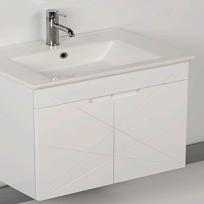 Kalay Geo Banyo Dolabı Takımı 65cm Beyaz - 2