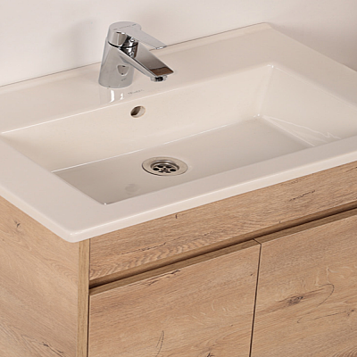 Kalay Kayra Banyo Dolabı Takımı 65cm Meşe - 2
