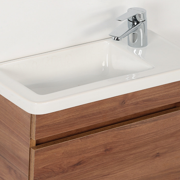 Kalay Mini Banyo Dolabı Takımı 50cm Ceviz - 2