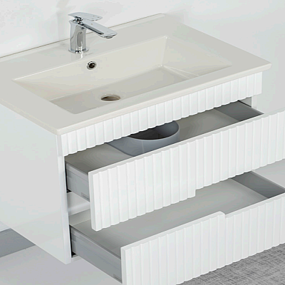 Kalay Ruby Banyo Dolabı Takımı 65cm Beyaz - 3