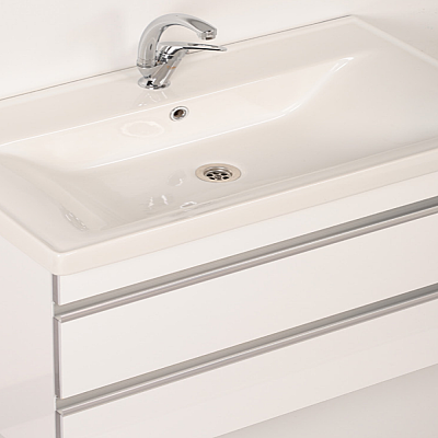 Kalay Zeus Banyo Dolabı Takımı 70cm Beyaz - 2