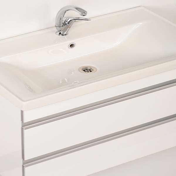 Kalay Zeus Banyo Dolabı Takımı 70cm Beyaz - 2