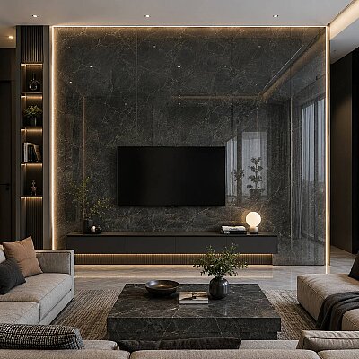 Kütahya Seramik 120x240 Alpi Kristal Rektifiye Parlak Nano - 55016670RN