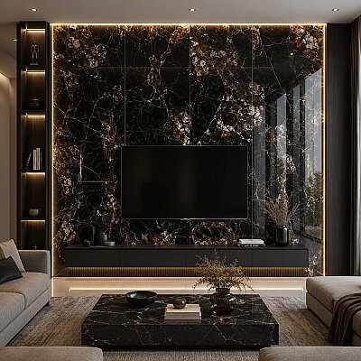 Kütahya Seramik 120x240 Belezza Kristal Rektifiye Parlak Nano - 55016723RN