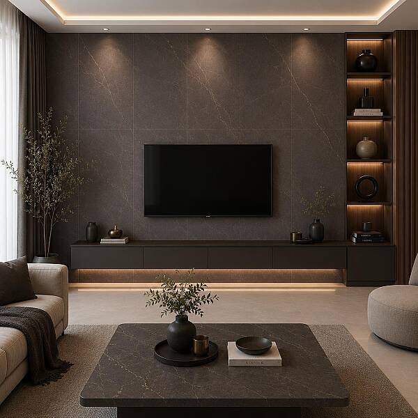 Kütahya Seramik 60x120 Adria Mocha Mat Rektifiyeli - 55013640R - 1