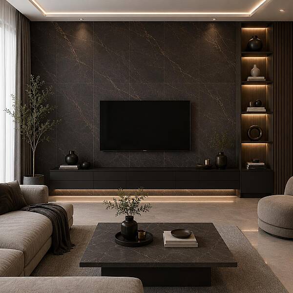 Kütahya Seramik 60x120 Adria Mocha Parlak Rektifiyeli - 55017273RN - 1