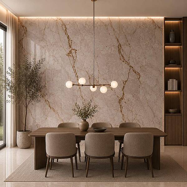 Kütahya Seramik 60x120 Ares Bej DF Rektifiye Lappato - 55016609RL - 1