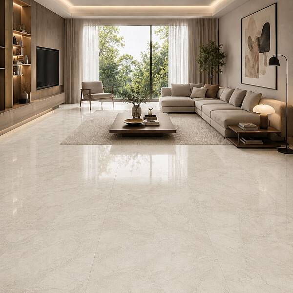 Kütahya Seramik 60x120 Atlantis Beyaz Yarı Parlak Rektifiyeli - 55012910RL - 1