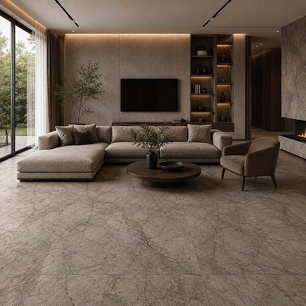 Kütahya Seramik 60x120 Damasen Kum DF Rektifiye - 55016742R - 1