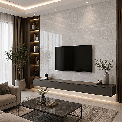 Kütahya Seramik 60x120 Swan Gri Rektifiye Parlak Nano - 55018512RN