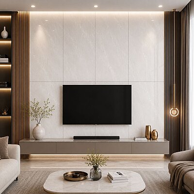 Kütahya Seramik 80x160 Messina Beyaz Rektifiye Parlak - 55018535RN