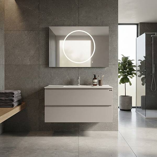 Lineart Bella Banyo Dolabı 120 cm Bej - 1
