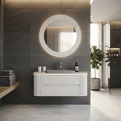Lineart Maison Banyo Dolabı 100 cm Kırık Beyaz - LİNEART