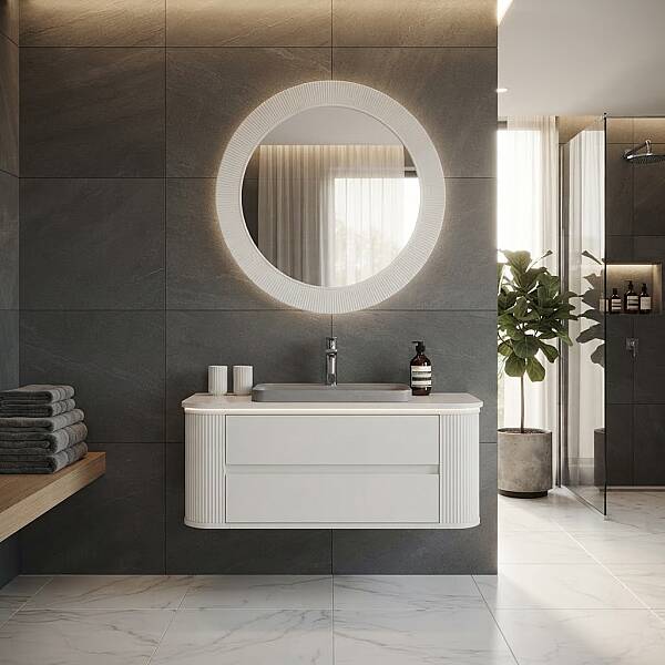 Lineart Maison Banyo Dolabı 100 cm Kırık Beyaz - 1