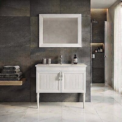 Lineart Majesty Banyo Dolabı 100 cm Beyaz - LİNEART