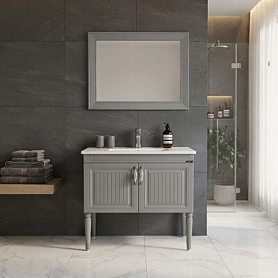 Lineart Majesty Banyo Dolabı 80 cm Sahra - LİNEART