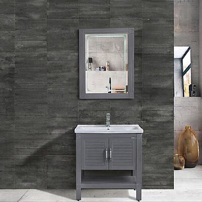 Lineart Oreo Banyo Dolabı 80 cm Füme - LİNEART