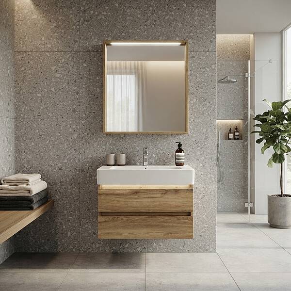 Lineart Plaza Banyo Dolabı 60 cm Legnano - 1