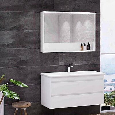 Lineart Soft 1000 Banyo Dolabı 100cm Beyaz - LİNEART
