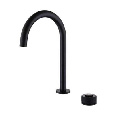 Newarc Step 2 Delikli Çanak Tipi Lavabo Bataryası Siyah 900521B