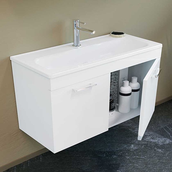 Orka Bafa Banyo Dolabı Takımı 80cm Beyaz - 2