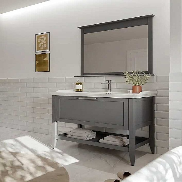 Orka Bastle Banyo Dolabı Takımı 100 cm Gri - 1