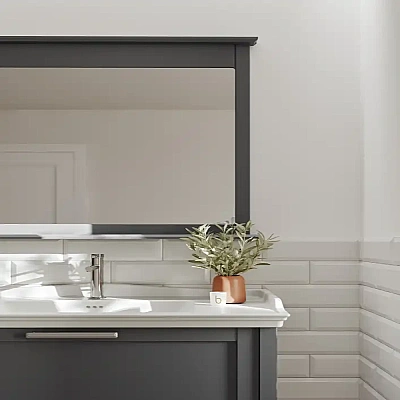 Orka Bastle Banyo Dolabı Takımı 65 cm Antrasit - ORKA BANYO