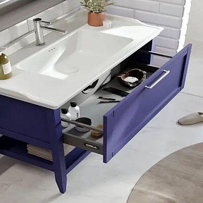 Orka Bastle Banyo Dolabı Takımı 80 cm Lacivert - 2