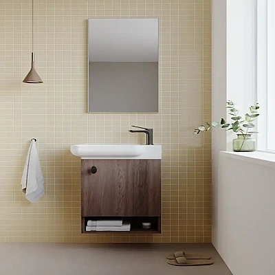 Orka Begonya Banyo Dolabı Takımı 55 cm Navaro - ORKA BANYO