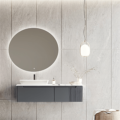 Orka Biella Banyo Dolabı Takımı 120 cm Antrasit - ORKA BANYO