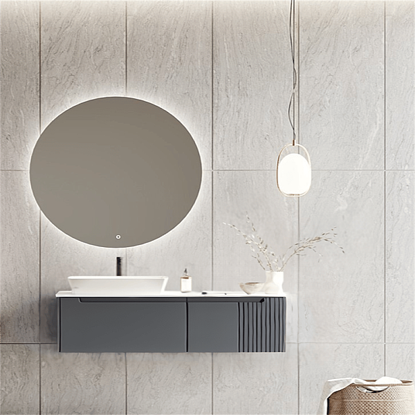 Orka Biella Banyo Dolabı Takımı 120 cm Antrasit - 1