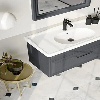 Orka Design Banyo Dolabı Takımı 100 cm Antrasit - 2