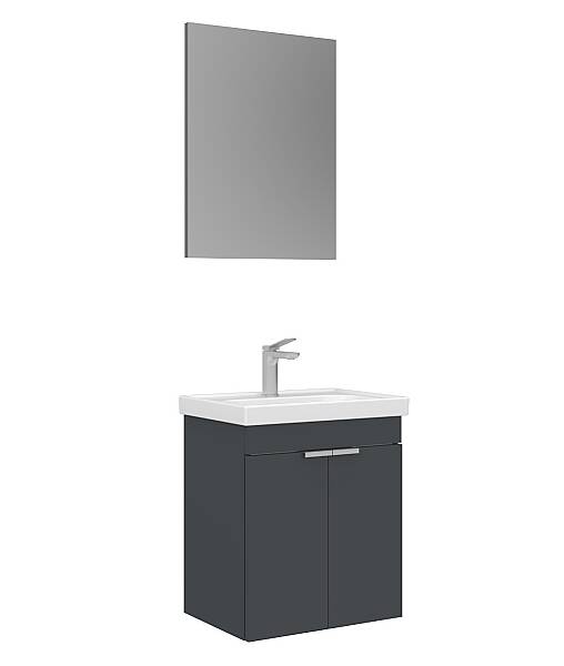 Orka Desna Banyo Dolabı Takımı 50cm Antrasit - 2
