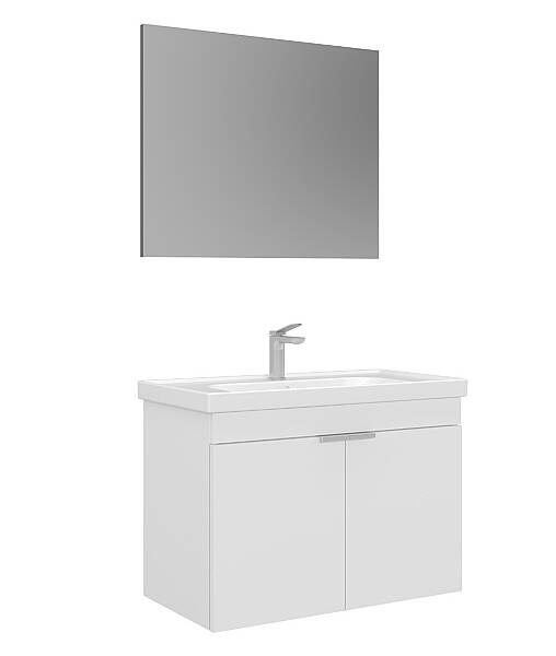 Orka Desna Banyo Dolabı Takımı 80cm Beyaz - 2