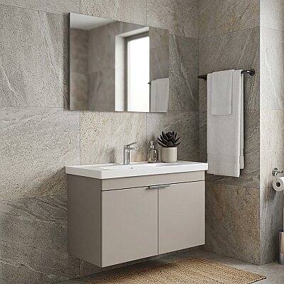 Orka Desna Banyo Dolabı Takımı 90cm Budva - ORKA BANYO
