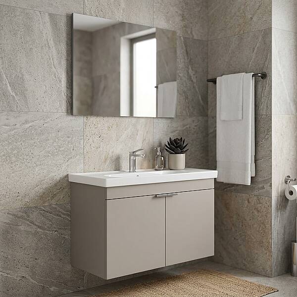 Orka Desna Banyo Dolabı Takımı 90cm Budva - 1