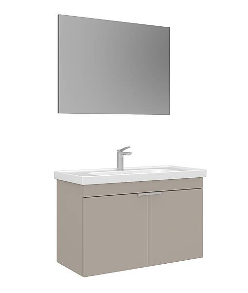 Orka Desna Banyo Dolabı Takımı 90cm Çöl Beji - 2