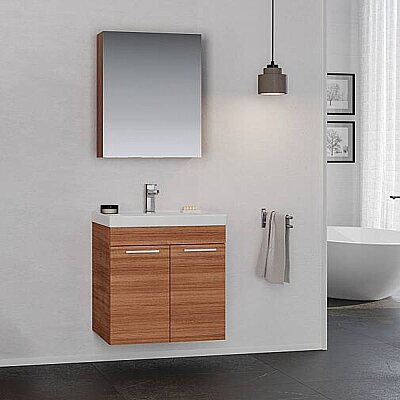 Orka Enez Banyo Dolabı Takımı 65cm Teak - ORKA BANYO