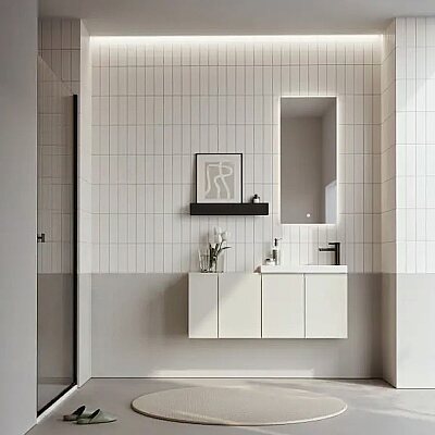 Orka Ferla Banyo Dolabı Takımı 110 cm Kaşmir - ORKA BANYO