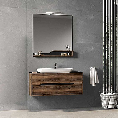 Orka Galia Banyo Dolabı Takımı 100 cm Lidya - ORKA BANYO