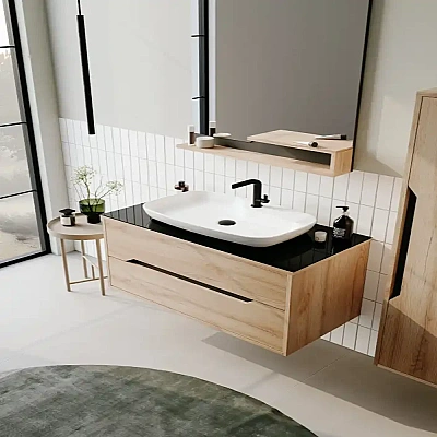 Orka Galia Banyo Dolabı Takımı 80 cm Legnano - 2