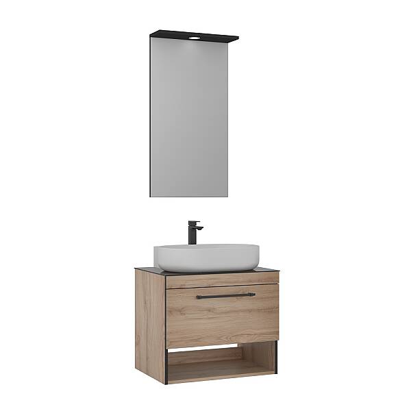 Orka Knidos Banyo Dolabı Takımı 70 cm Legnano - 3