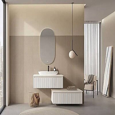 Orka Lentia Banyo Dolabı Takımı 80 cm Beyaz - ORKA BANYO