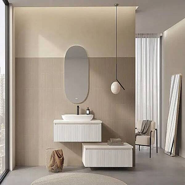 Orka Lentia Banyo Dolabı Takımı 80 cm Beyaz - 1