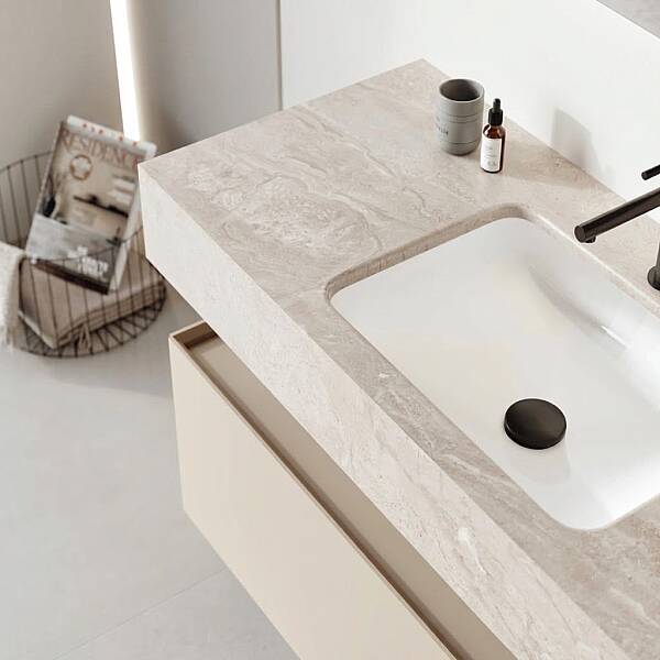 Orka Levanto Banyo Dolabı Takımı 120 cm Bej - 2