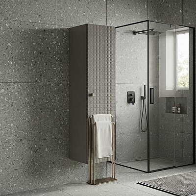Orka Lipari Banyo Boy Dolabı 40cm Vizon - ORKA BANYO