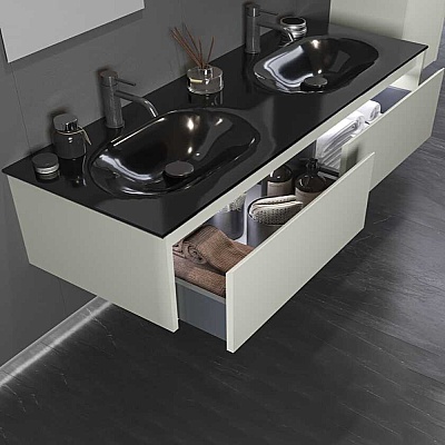 Orka Lisbon Banyo Dolabı Takımı 132 cm Kaşmir - 2