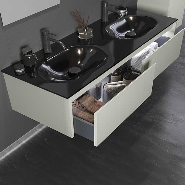 Orka Lisbon Banyo Dolabı Takımı 132 cm Kaşmir - 2