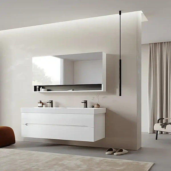 Orka Malta Banyo Dolabı Takımı 120 cm Beyaz - 1